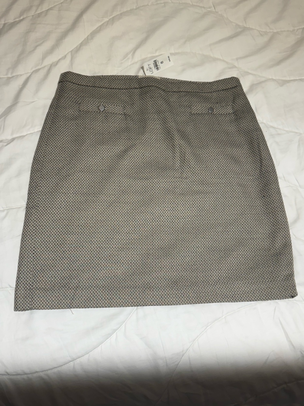 Ann Taylor Loft Womens Business Classic work office knee length skirt sz 8 NWT